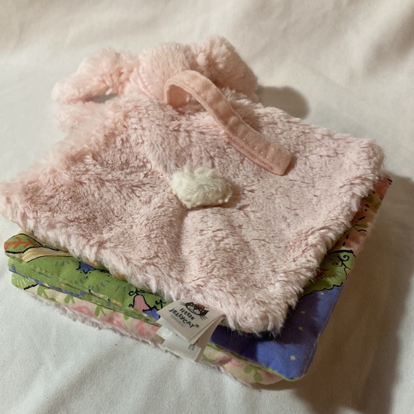 Little Jellycat Sleepy Bunny Book Pink Infant Easter Plush - Picture 10 of 11